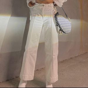 Wide Leg Pintuck Pants